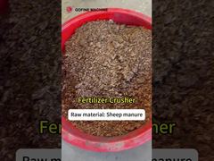 ভেড়ার সার আধা-ভেজা উপাদান নাকাল জৈব সার উত্পাদন সরঞ্জাম
