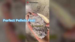 নিখুঁত Pellets জন্য ডিস্ক গ্রানুলেটর সার মেশিন