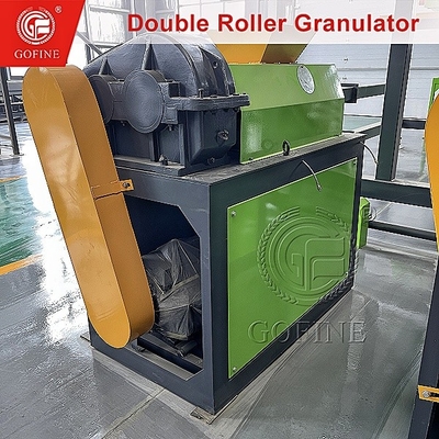 1-2T/H উৎপাদন ক্ষমতা ডাবল রোলার 300x150mm রোলার সঙ্গে সার Granulator
