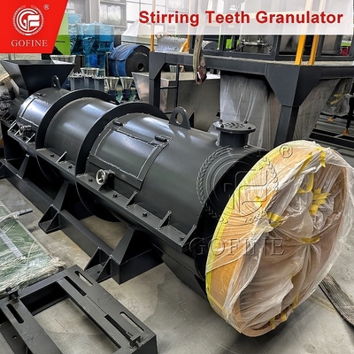 গোলাকার গল আকৃতির জৈব সার গ্রানুলেটর 15kw যুক্তিসঙ্গত কাঠামো মেশিন