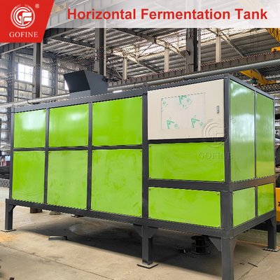 তাপমাত্রা নিয়ন্ত্রিত 60-100°C জৈব বর্জ্য ফার্মেটেশন মেশিন কম্পোস্টিং সরঞ্জাম