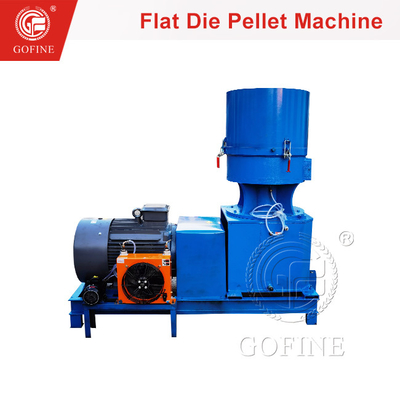 ফাইনাল গ্রানুলস 2-8mm কলামার কণা Flat Die Pellet Machine For Fertilizer Production Line