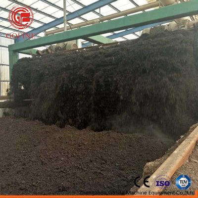 হাইড্রোলিক স্লজ ফার্মেন্টেশন কিউ 235 কম্পোস্ট সার মেশিন