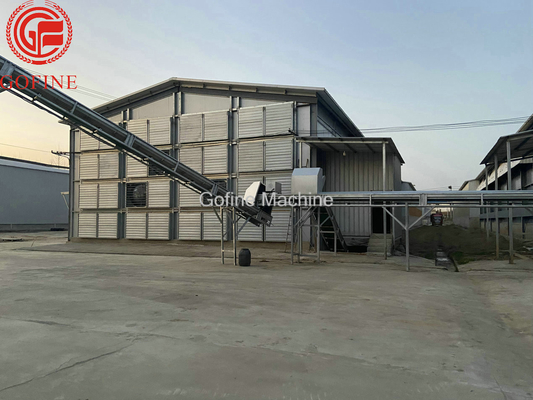 110KW নলাকার জৈব সার গাঁজন সরঞ্জাম কার্বন ইস্পাত কম্পোস্ট ট্যাঙ্ক